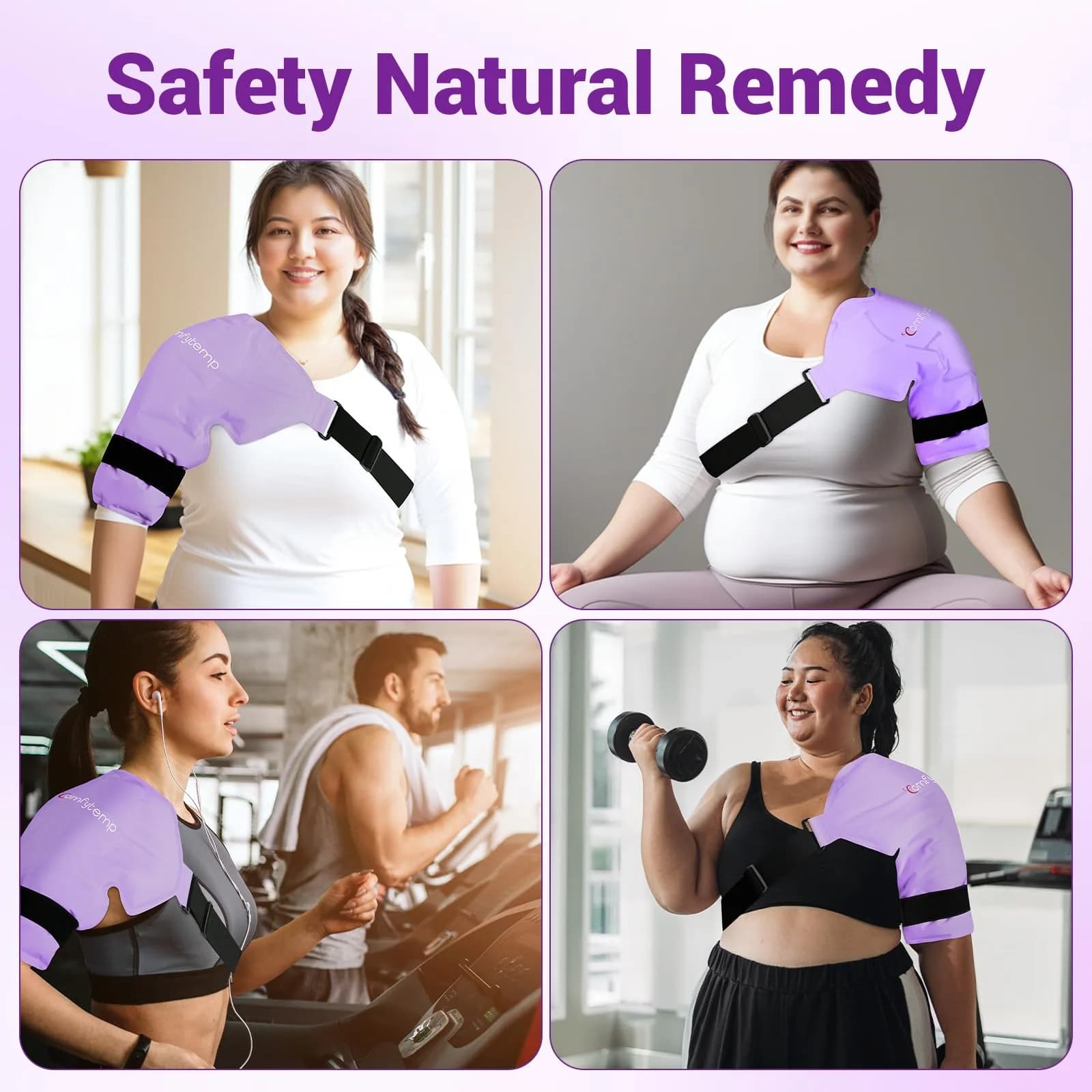 Comfytemp Shoulder Ice Pack Wrap Rotator Cuff Therapy Large/X-Large | Hot & Cold Therapy for Pain Relief - view 8