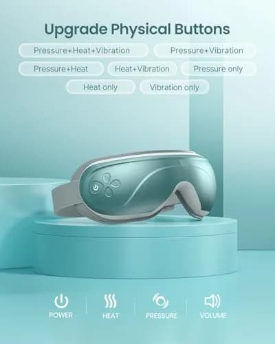 RENPHO Eye Massager with Heat and Cooling, Birthday Gifts for Mom Dad Women Men Heated Eye Mask for Migraine Relief Reduce Strain Improve Sleep Eyeris 2 thumbnail 6