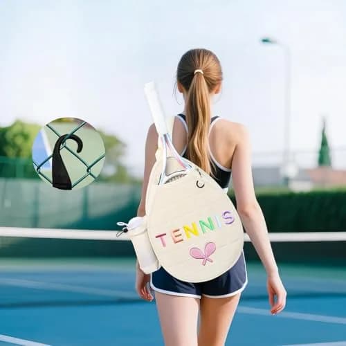NZNDB Tennis Bags for Women Girl | Crossbody, Large Capacity, Waterproof, Adjustable Strap thumbnail 6