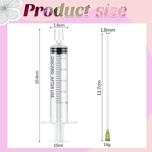 Geiserailie Clear 6 Pcs Perfume Syringe Extractor 10ml Decant Kit | Refill Tool Set for Fragrance thumbnail 2