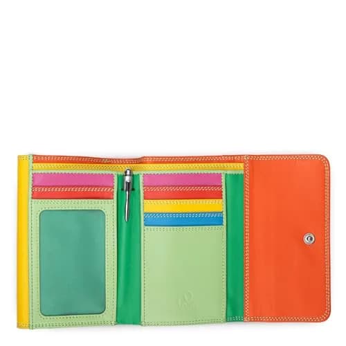 mywalit Double-Flap Wallet Leather Purse | 6 Credit Card Slots | ID Window, Coin Pockets & Pen | Sicily | Compact & Stylish for Daily Use thumbnail 2