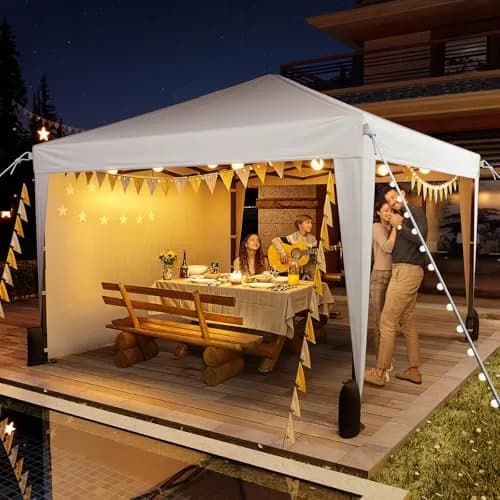 Driftalia 10x10 Pop Up Canopy Tent with Sidewalls | Wind-Resistant, Portable, Easy Setup thumbnail 6