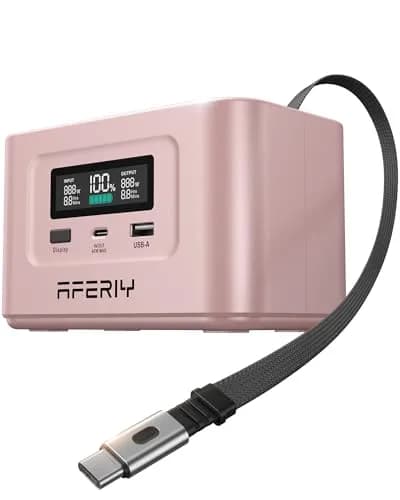 AFERIY Nano100 Portable Power Bank Station 145W | 31000mAh, 100W PD Charger, Travel-Ready, Solar Support thumbnail 1