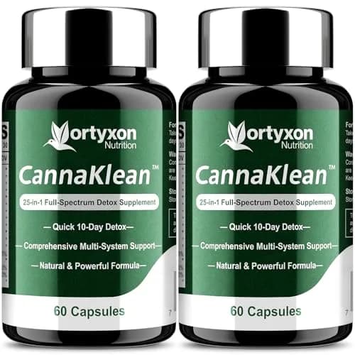 Vortyxon 25-in-ONE CannaKlean & Detox Capsules | Natural Detox & Liver Support (120 Capsules) | 2 Pack thumbnail 1