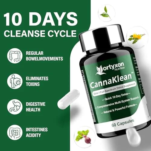 Vortyxon 25-in-ONE CannaKlean & Detox Capsules | Natural Detox & Liver Support (120 Capsules) | 2 Pack thumbnail 3
