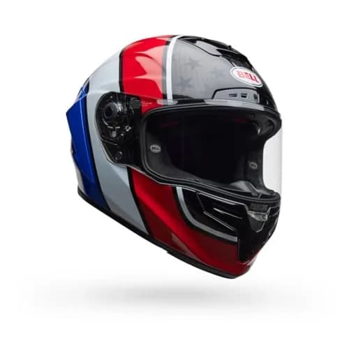 BELL Race Star DLX Flex Motorcycle Helmet Medium | Carbon Fiber Impact & Photochromic Shield thumbnail 2