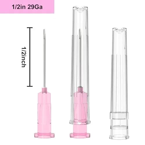 AHHKZT 29 Gauge 1/2-Inch Luer Lock Needles, Individually Wrapped, 100 PCS | Industrial Dispensing Accessories thumbnail 2