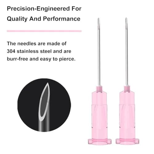 AHHKZT 18 Gauge 1.5 Inch Luer Lock Needles - 100 Pack | Industrial Dispensing Accessories thumbnail 3
