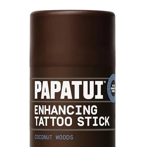 PAPATUI Coconut Woods Enhancing Tattoo Stick 2.6 oz | Moisturizes & Boosts Contrast on Healed Tattoos thumbnail 1