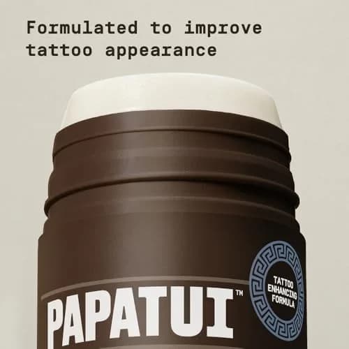 PAPATUI Coconut Woods Enhancing Tattoo Stick 2.6 oz | Moisturizes & Boosts Contrast on Healed Tattoos thumbnail 4