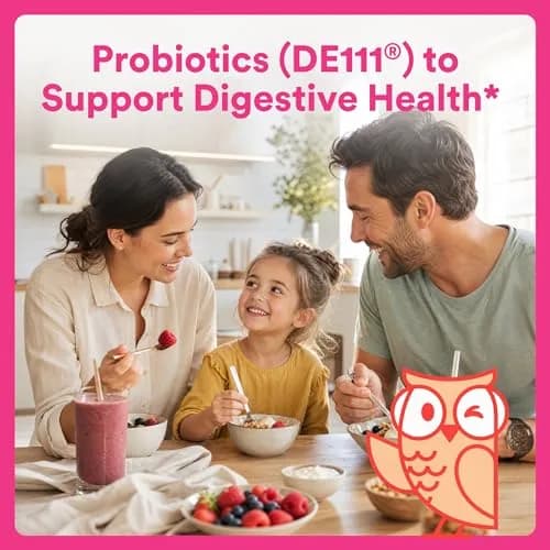 SmartyPants Kids Probiotic Gummies for Digestive Health 30 Count (2 Billion CFU) | Clinically Studied Probiotic for Gut Health & Immune Support thumbnail 4