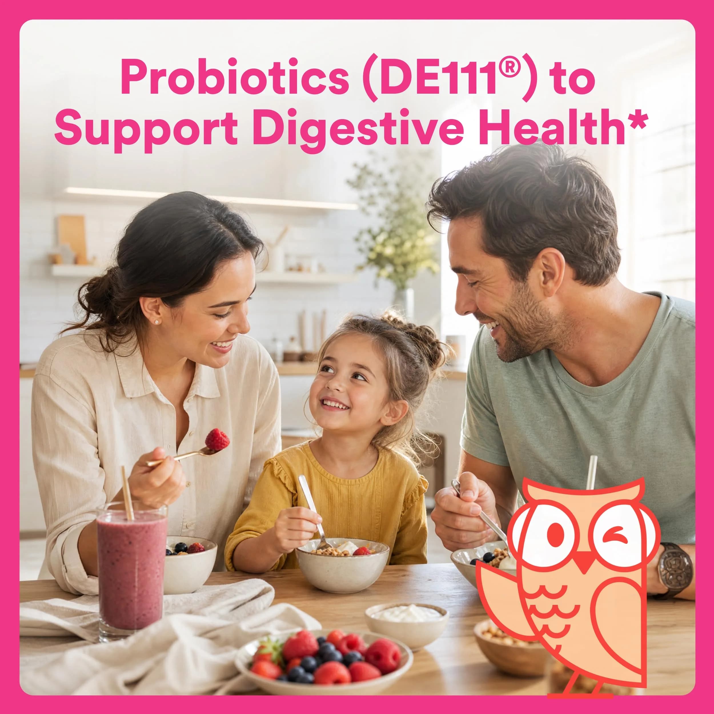 SmartyPants Kids Probiotic Gummies for Digestive Health 30 Count (2 Billion CFU) | Clinically Studied Probiotic for Gut Health & Immune Support - view 4