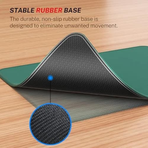 MROCO Essential Office & Gaming Mouse Pad 21.59 cm x 27.94 cm (8.5 x 11 Inch) Forest Green | Smooth Glide & Precise Control thumbnail 4