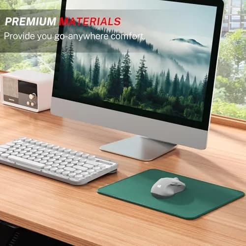 MROCO Essential Office & Gaming Mouse Pad 21.59 cm x 27.94 cm (8.5 x 11 Inch) Forest Green | Smooth Glide & Precise Control thumbnail 6