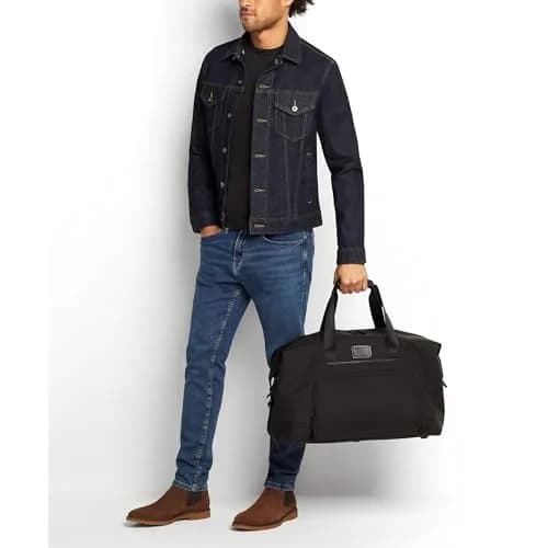 TUMI Alpha Double Expansion Duffel, Bag, Navy Blue | Versatile Business & Travel Companion thumbnail 6