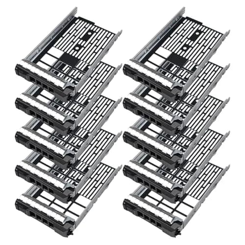 Heretom 3.5-inch SAS/SATA Hard Drive Tray Caddy KG1CH 0KG1CH (10-Pack) | Compatible with Dell PowerEdge Servers thumbnail 1
