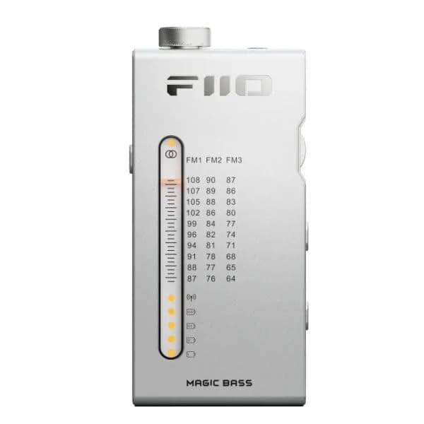FiiO RR11 Portable HiFi FM Stereo Radio Receiver with Analog PVR Tuning, BASS+3D Sound Effects, 64MHz-108MHz (Silver, 1.57" x 3.31" x 0.51" / 4.19 x 8.41 x 1.3cm) thumbnail 4
