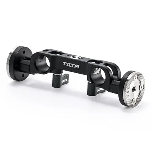 Tilta 15mm LWS Dual Rosette Adapter - Black | Compatible with Rosette Arms & Hand Grips | 15mm Rod Mount | 3/8"-16 & 1/4"-20 Thread thumbnail 2