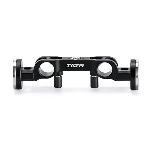 Tilta 15mm LWS Dual Rosette Adapter - Black | Compatible with Rosette Arms & Hand Grips | 15mm Rod Mount | 3/8"-16 & 1/4"-20 Thread thumbnail 3