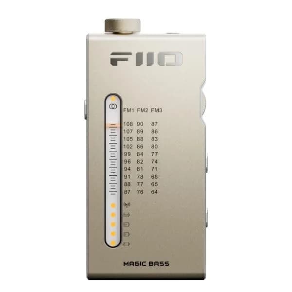 FiiO RR11 Portable HiFi FM Stereo Radio Receiver Titanium Gold | Analog PVR Tuning thumbnail 4