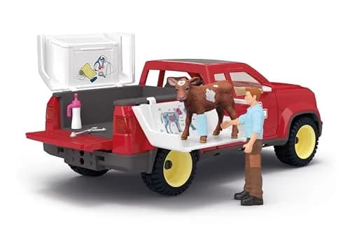 Schleich Farm World - 29Pc Veterinarian Playset for Kids 3+ | Realistic Farm Animal Care Toy thumbnail 5