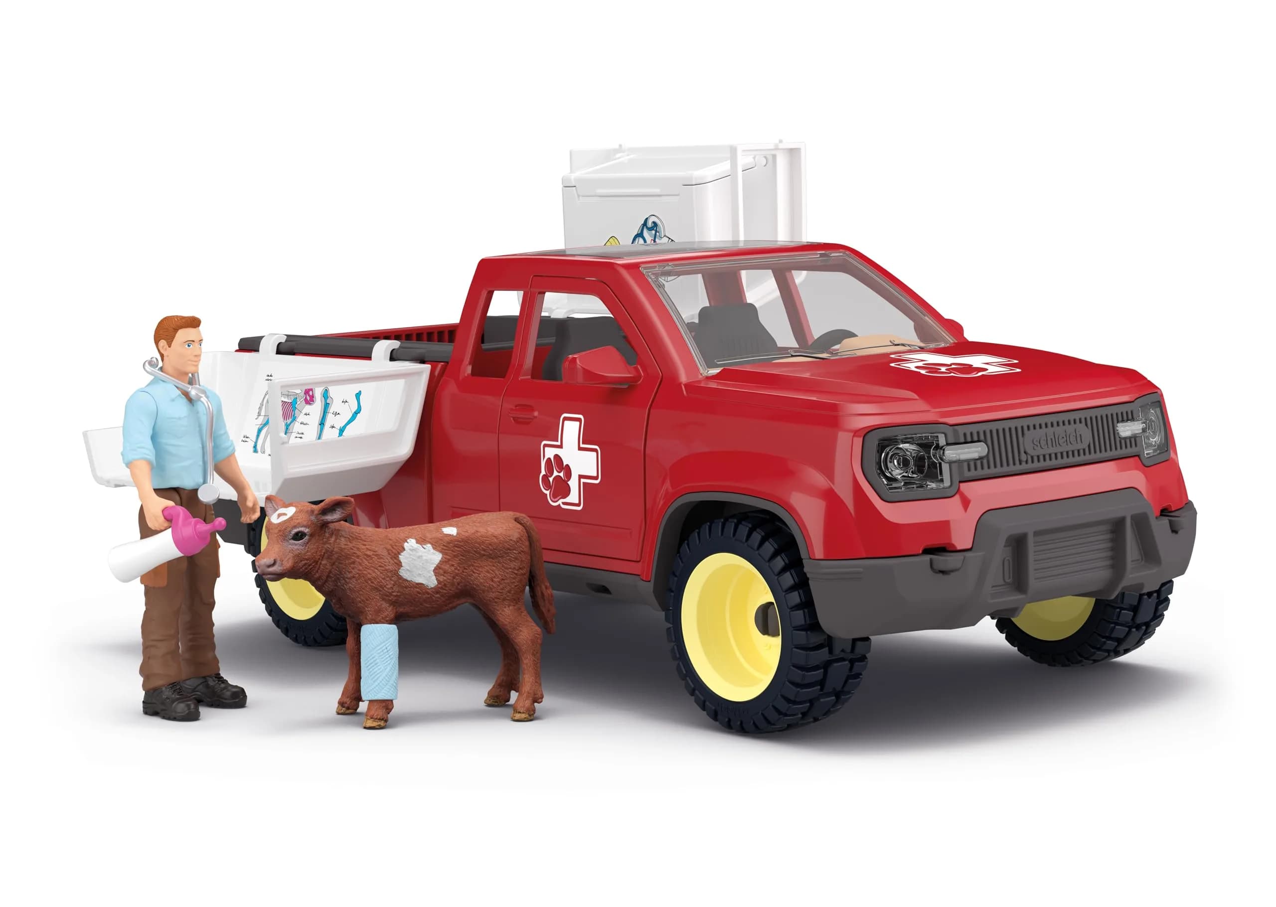 Schleich Farm World - 29Pc Veterinarian Playset for Kids 3+ | Realistic Farm Animal Care Toy - main product image