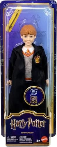 Mattel Harry Potter Toys Ron Weasley Fashion Doll 10.4in | Hogwarts Uniform & Wand for Kids 6+ thumbnail 6
