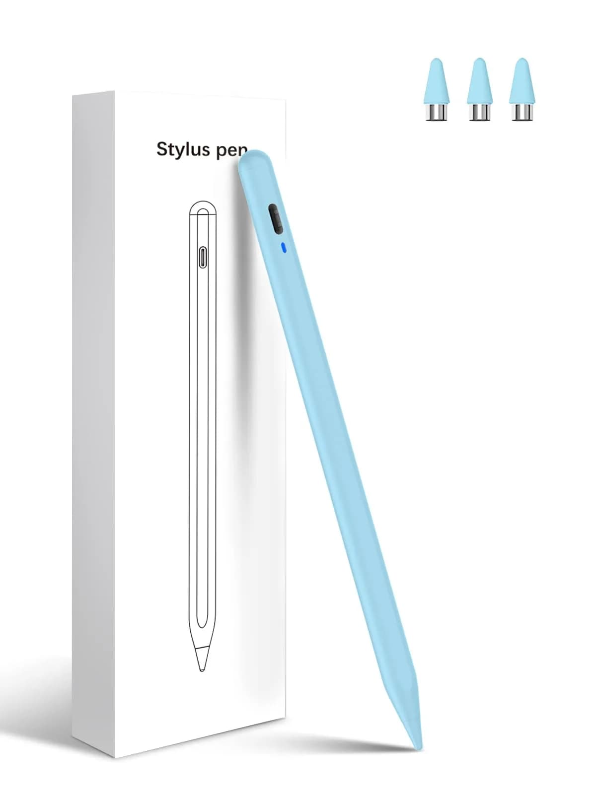 CMARS Stylus Pen for Android, Magnetic Phone Pencil, Fine Point Digital Touch Screen Pen, Compatible with iPhone/Samsung/Xiaomi/Huawei/Vivo - Blue — Blue