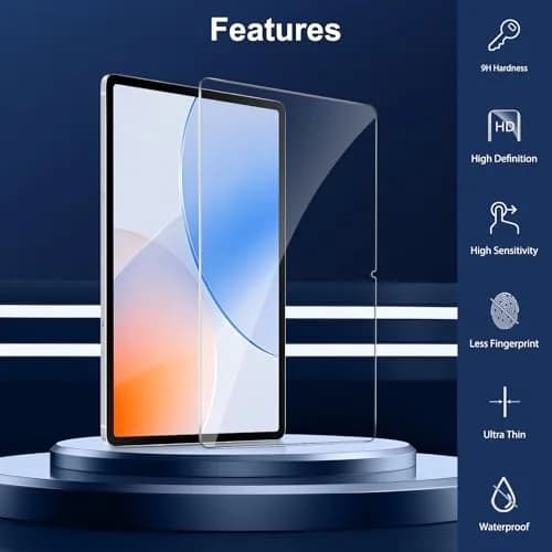 SPARIN 13.1 Inch Tempered Glass Screen Protector for Samsung Galaxy Tab S10 FE Plus 2025 | 9H Hardness, S Pen Compatible thumbnail 4
