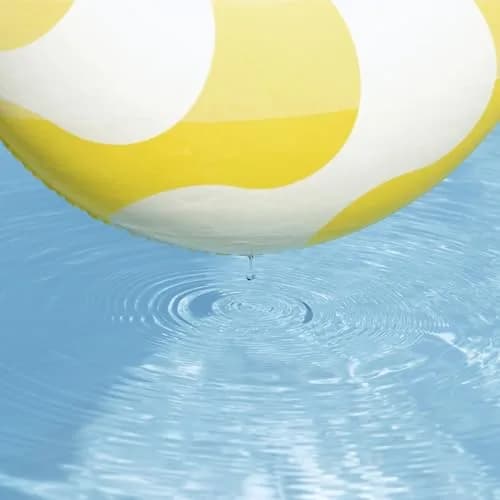 Swim Safe Comfort Plush Baby Float - Yellow Wavy Square | Water Entry Support for 12-24mo thumbnail 4