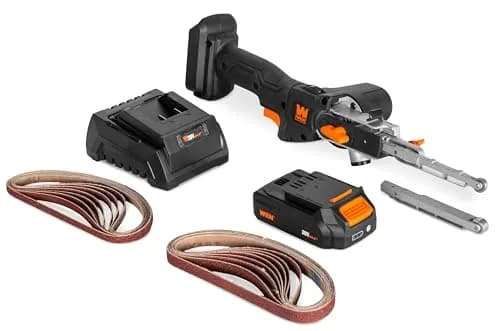 WEN 20V Max Cordless Variable Speed Detailing File Sander 1/2-inch x 18-inch | Brushless Motor, 2.0 Ah Battery Included thumbnail 2