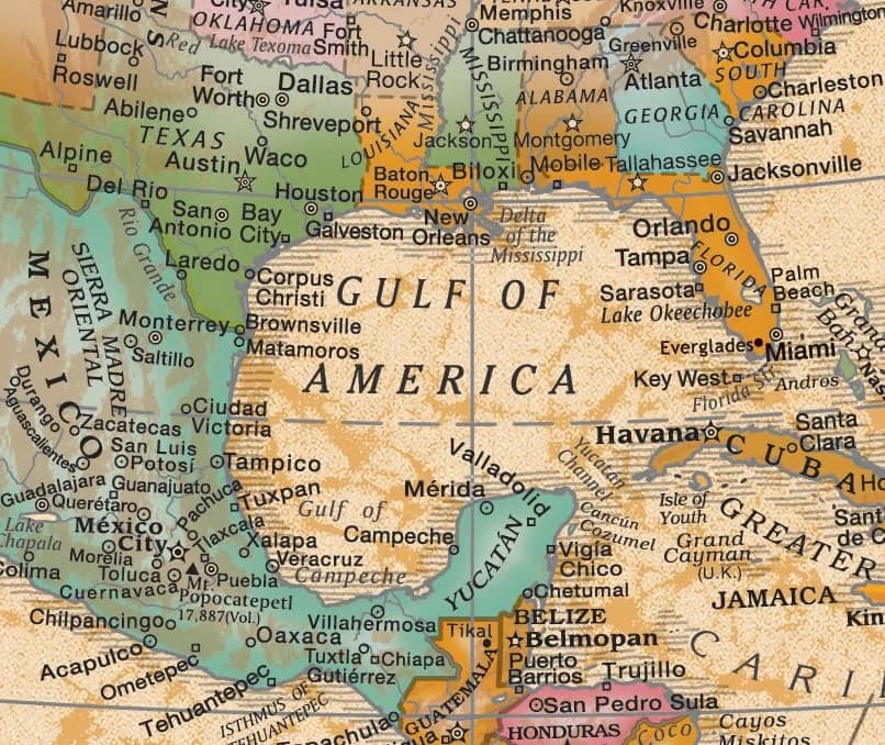 Replogle Franklin World Globe 12" Diameter Raised Relief Antique Ocean | U.S. Cartography thumbnail 3