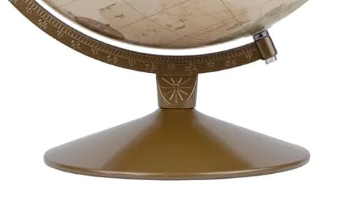 Replogle Franklin World Globe 12" Diameter Raised Relief Antique Ocean | U.S. Cartography thumbnail 4