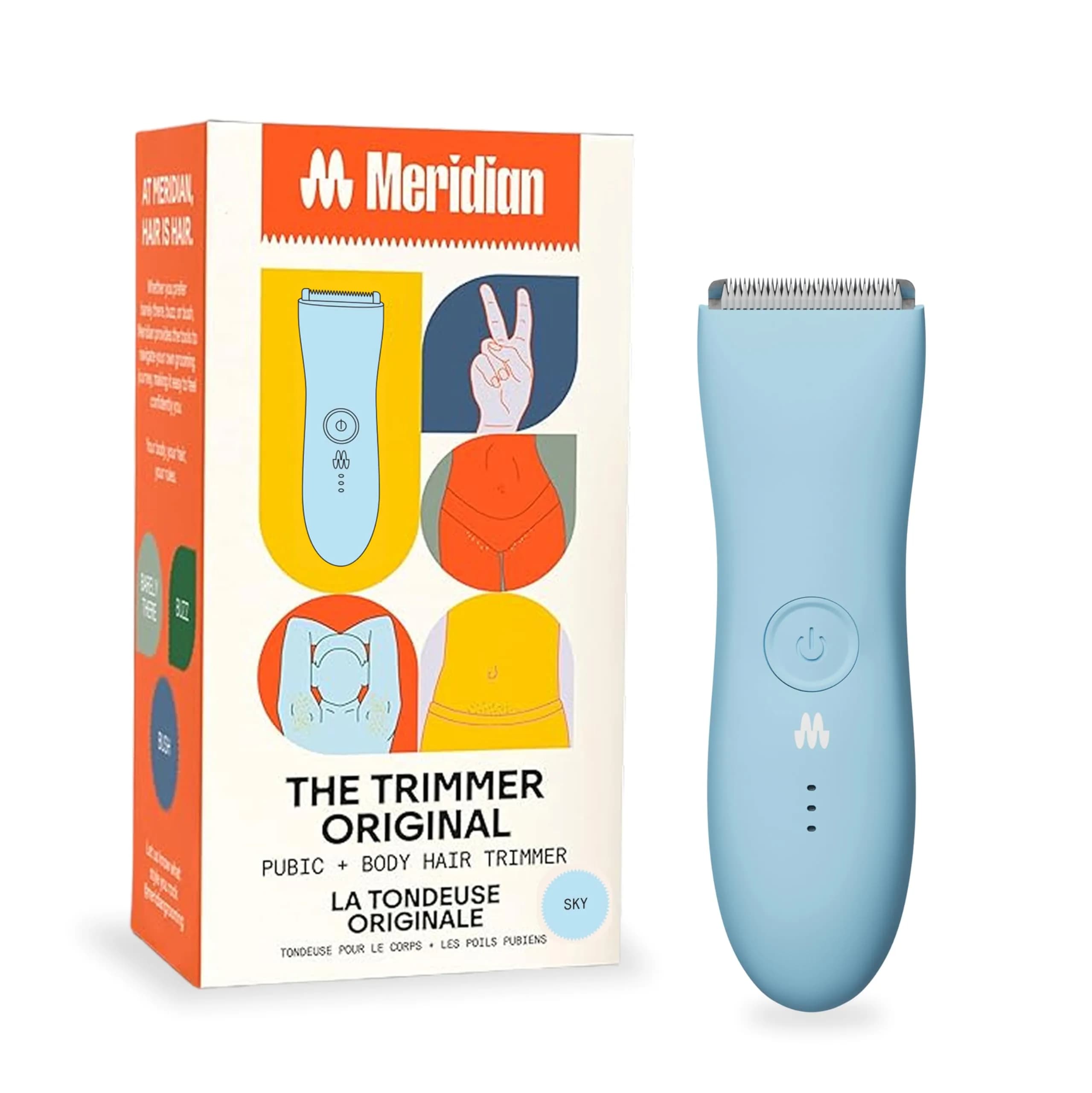 MERIDIAN The Trimmer Original Body Hair Trimmer for Men & Women | 33.1g (1.17oz)