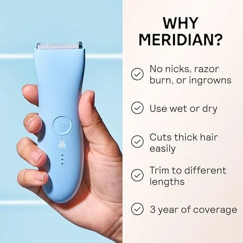 MERIDIAN The Trimmer Original Body Hair Trimmer for Men & Women | 33.1g (1.17oz) thumbnail 2