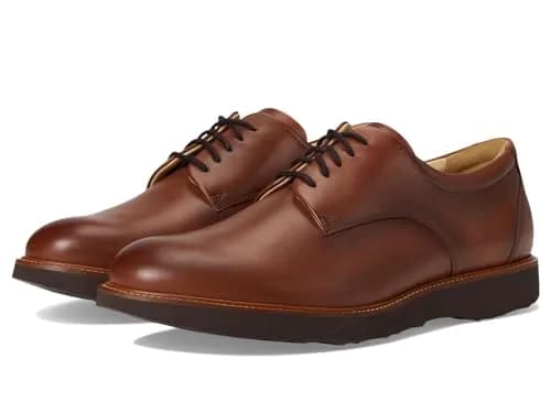 Samuel Hubbard Men's Founder Cognac Leather Oxford 10.5 | Classic Business Casual thumbnail 1