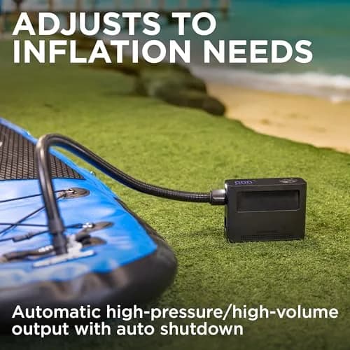 STRAUTO Universal Inflator Tire Inflator Air Compressor Paddle Board | Portable, 120 PSI, 7 Presets thumbnail 5