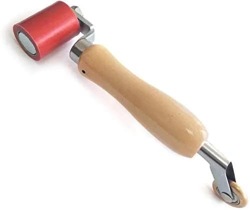 NEICOTOOLS Heavy Duty Silicone Seam Roller 1-3/4 Inch | Durable Brass Detail Penny Roller for Insulation & Building thumbnail 1