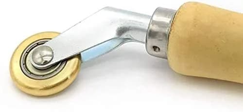 NEICOTOOLS Heavy Duty Silicone Seam Roller 1-3/4 Inch | Durable Brass Detail Penny Roller for Insulation & Building thumbnail 5