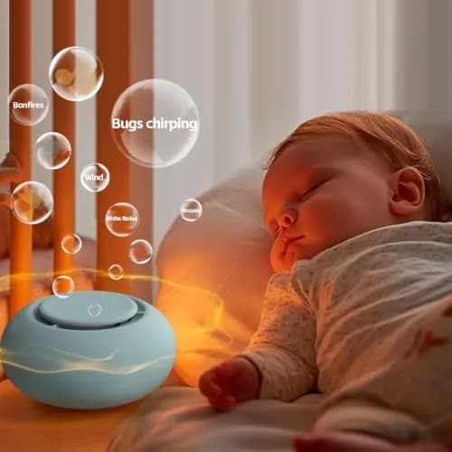 jaroco Portable Baby Sound Machine Slate | 20 Soothing Sounds, 15-Hour Battery Life | USB-C Rechargeable thumbnail 4