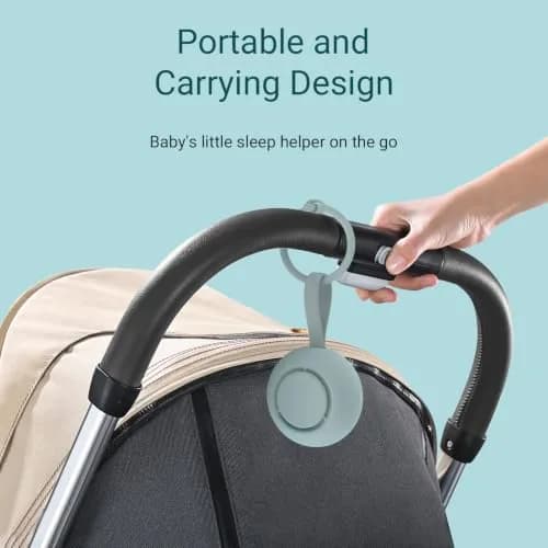 jaroco Portable Baby Sound Machine Slate | 20 Soothing Sounds, 15-Hour Battery Life | USB-C Rechargeable thumbnail 5