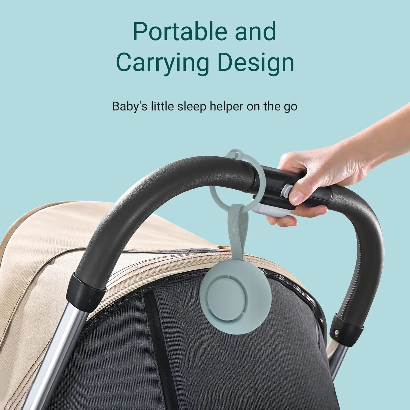 jaroco Portable Baby Sound Machine with 12 Soothing Sounds | Battery Life 15 Hours - view 4