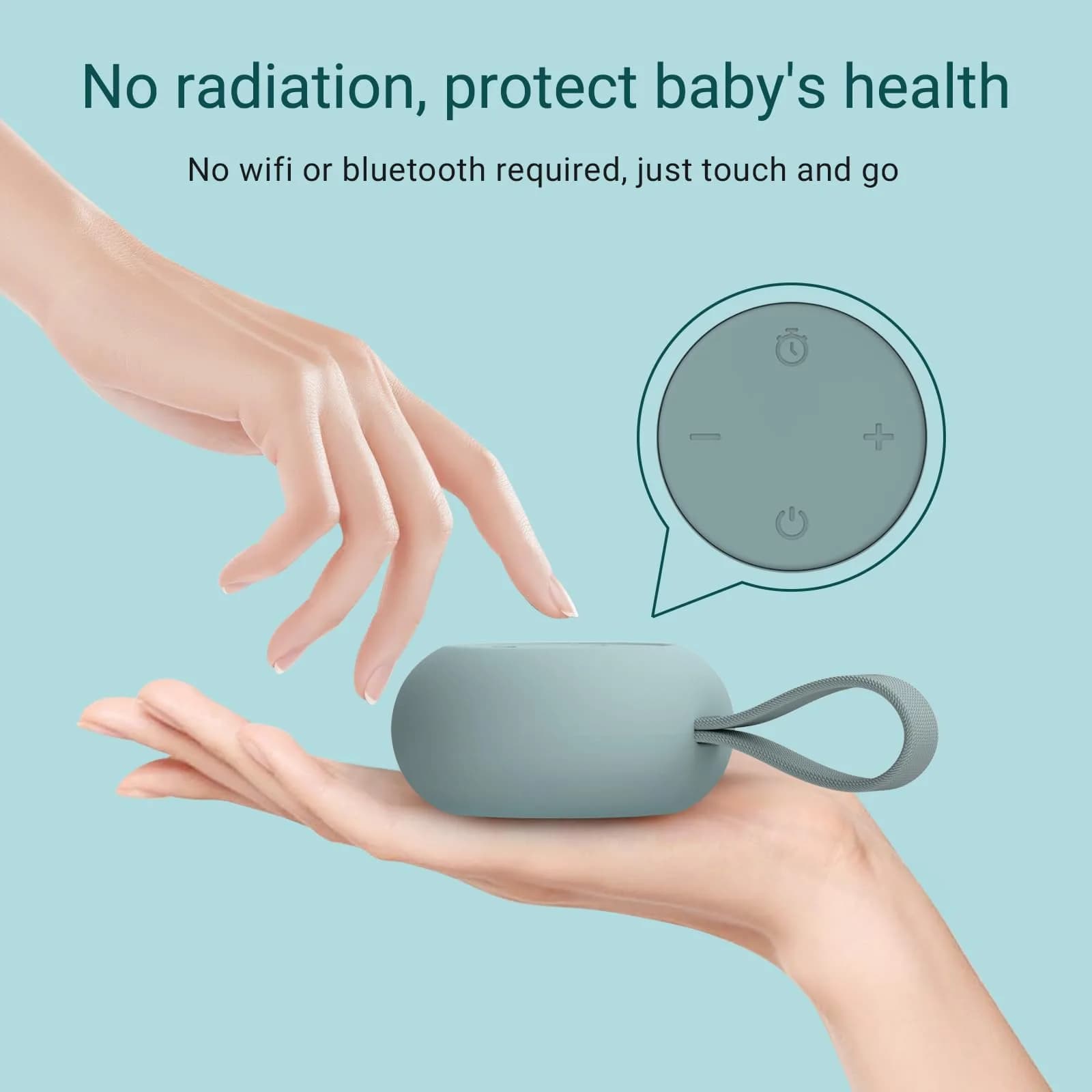 jaroco Portable Baby Sound Machine with 12 Soothing Sounds | Battery Life 15 Hours - view 5