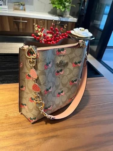 COICOIC Cute Strawberry Purse Strap Extender 2 Pcs | Adds 5.7-6.7 Inches thumbnail 4