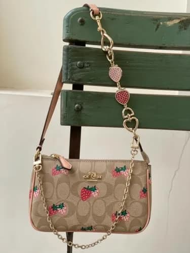 COICOIC Cute Strawberry Purse Strap Extender 2 Pcs | Adds 5.7-6.7 Inches thumbnail 6