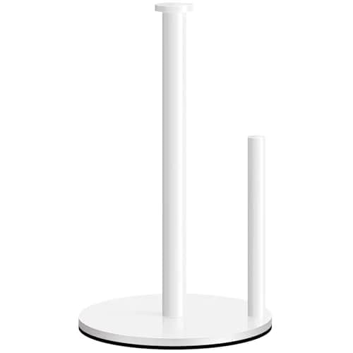 OBODING White Paper Towel Holder Countertop | Stainless Steel Kitchen Organizer with Side Bar (12.2" H x 6.7" W) thumbnail 1