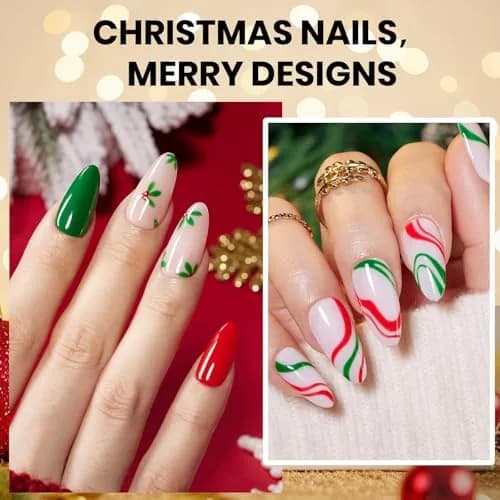 Beetles Gel Polish Red Green Set Prelude of Celebration 15ml (0.51 Fl Oz) | Cruelty-Free, Long-Lasting Gel Nail Polish thumbnail 4