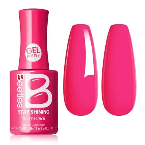 Beetles Gel Polish Hot Pink Wild Tulips 15ml (0.51 Fl Oz) | LED Cure Long-Lasting Gel Nail Polish thumbnail 1