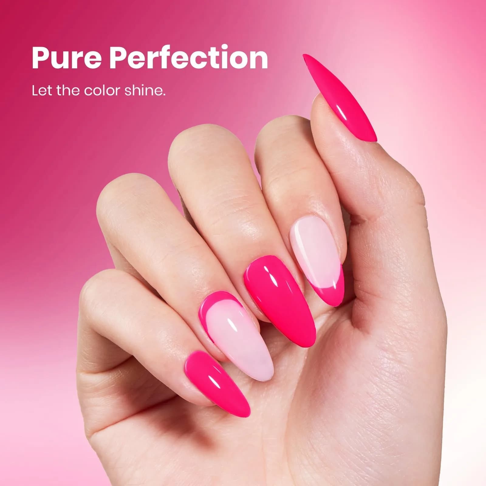 Beetles Gel Polish Hot Pink Wild Tulips 15ml (0.51 Fl Oz) | LED Cure Long-Lasting Gel Nail Polish - view 5