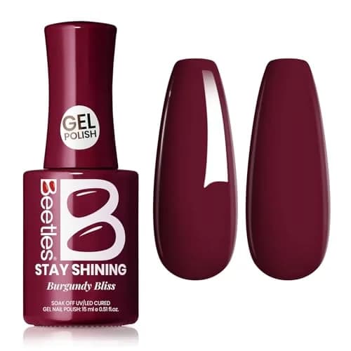 Beetles Gel Polish Burgundy Bliss 15ml (0.51 Fl Oz) | Salon Quality Soak-Off UV/LED Gel Nail Polish thumbnail 1